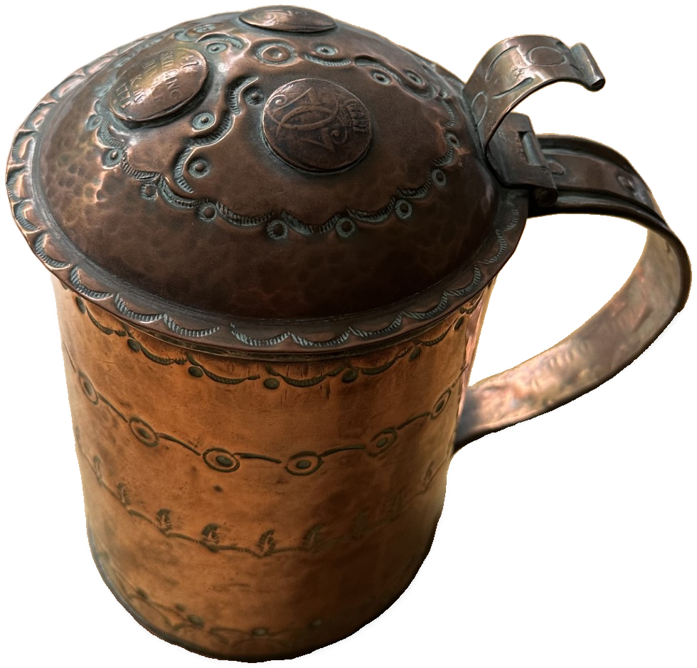 Mug incorporating a 1771 skilling