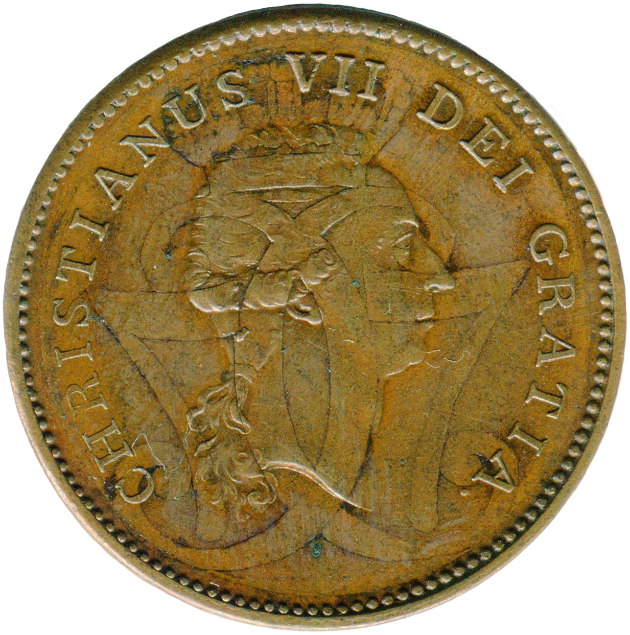 1/3 skilling (n.d.) — Reverse